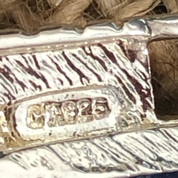 David Sigal 925 Sterling with Blue Stones Bracelet - Picture 5 of 6